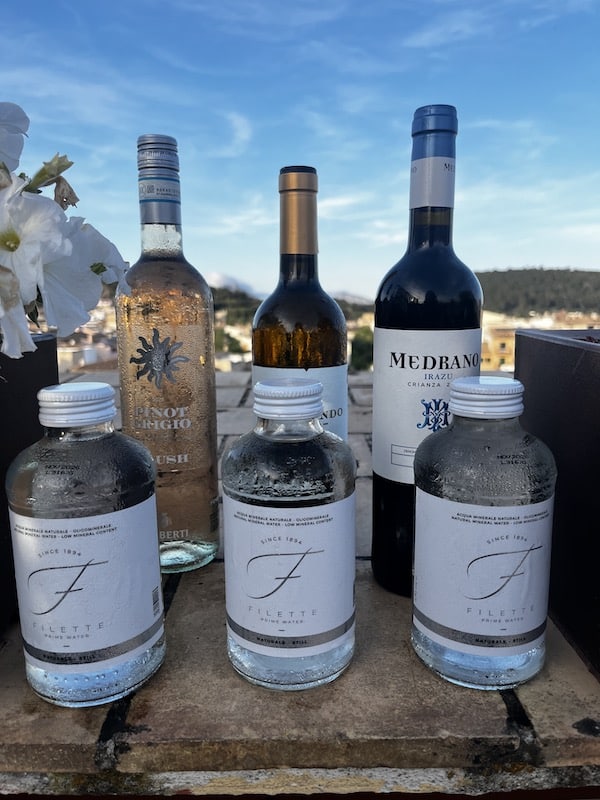 wine yoga rooftop